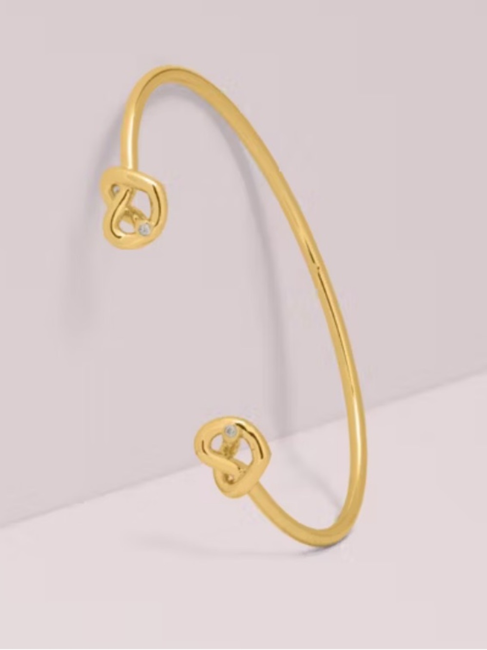 Kate Spade Loves Me Knot CZ
Heart Knot Cuff NEW!